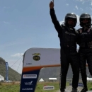 La bandera paraguaya flamea en el Rally de Kenia