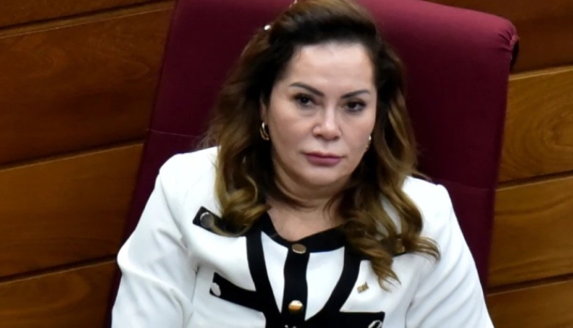 Al frente. Noelia Cabrera se mostró a la defensiva, ayer.