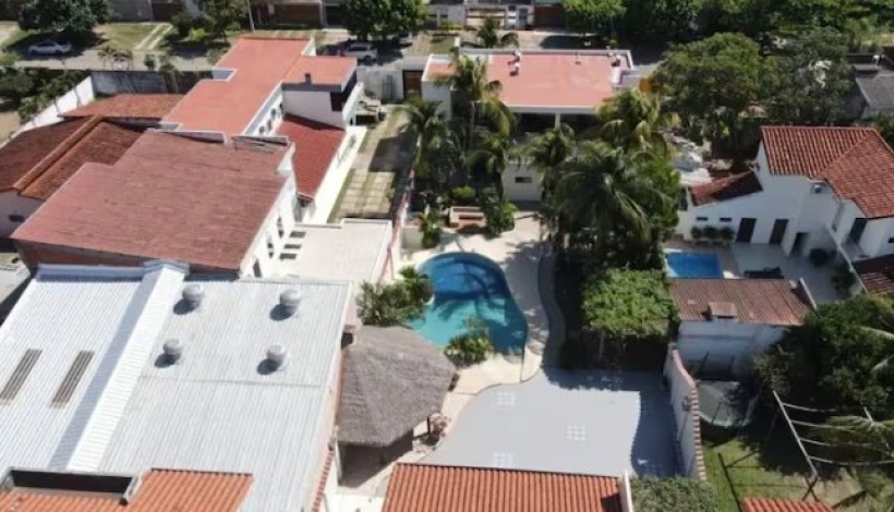 La mansión en la que se escondía Marset.