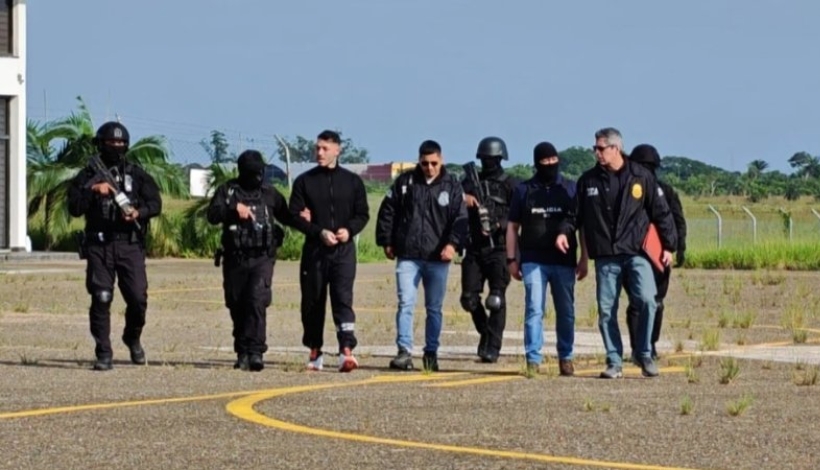 Sebastián Marset, este viernes en Santa Cruz de la Sierra, Bolivia.