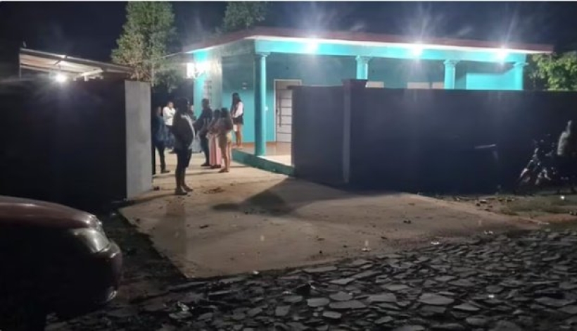 Vivienda en la que se registró el doble homicidio.