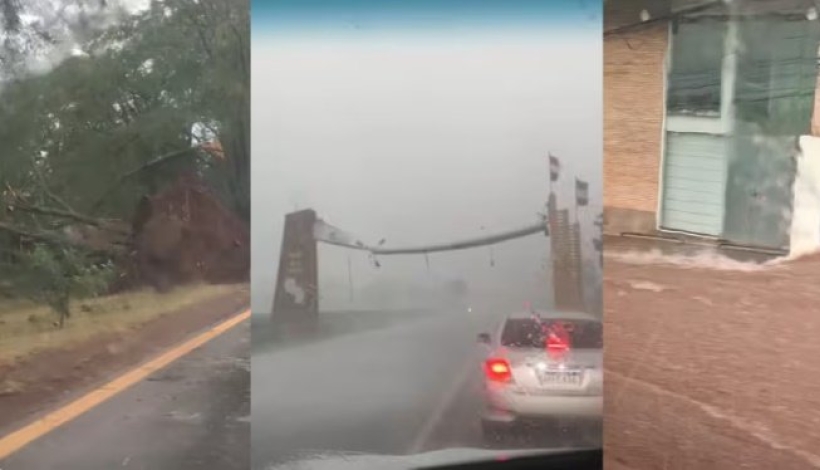 Varios distritos de Alto Paraná sufrieron el embate del clima