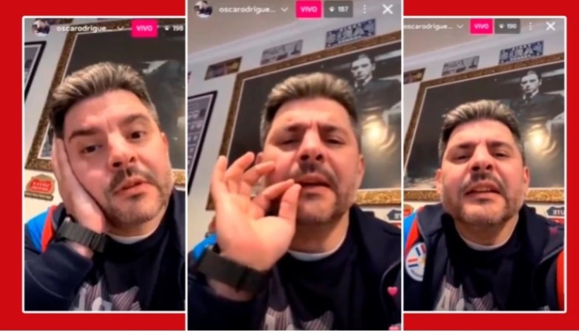 La transmisión de Nenecho Rodríguez fue interrumpida.