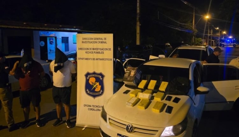 Las drogas procedían de Pedro Juan Caballero y estaban destinadas al mercado interno.